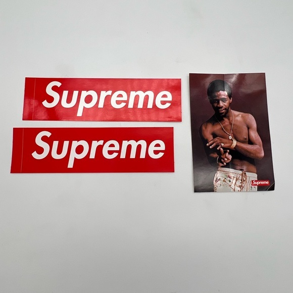 Supreme Logo and Rare Adhesive Stickers NEW